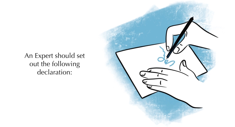 Expert declaration without declaration